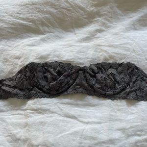 Free People Strapless Underwire Lace Bra